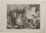 Giovanni Domenico Tiepolo. Joseph and Mary Seeking Shelter, plate 5 from The Flight into Egypt, 1750–53. Etching on paper
Jansma Collection, Grand Rapids Art Museum, 2012.24